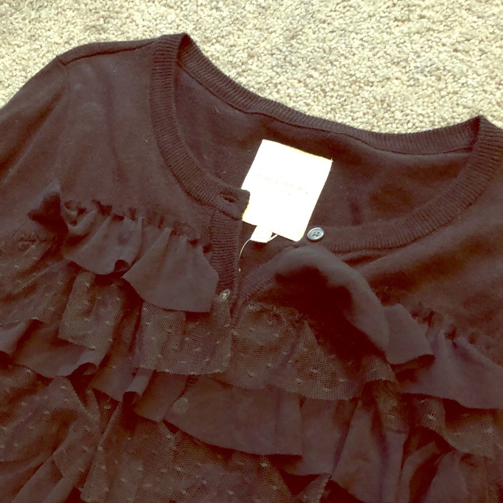 ✨Sold✨ New Gilly Hicks Ruffle Cardigan